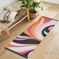 thumbnail image 1 of Yayeee Runner Rug for Bedroom 2'x6' Machine Washable Hallway Non Slip Mat, Swirling Circles, 1 of 8