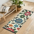 thumbnail image 1 of Yayeee Runner Rug for Bedroom 2'x6' Machine Washable Hallway Non Slip Mat, Vibrant Floral, 1 of 8