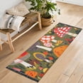 thumbnail image 1 of Yayeee Runner Rug for Bedroom 2'x6' Machine Washable Hallway Non Slip Mat, Vibrant Mushroom, 1 of 8