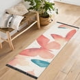 thumbnail image 1 of Yayeee Runner Rug for Bedroom 2'x6' Machine Washable Hallway Non Slip Mat, Watercolor Butterflies, 1 of 8