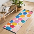thumbnail image 1 of Yayeee Runner Rug for Bedroom 2'x6' Machine Washable Hallway Non Slip Mat, Watercolor Circles, 1 of 8