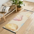 thumbnail image 1 of Yayeee Runner Rug for Bedroom 2'x6' Machine Washable Hallway Non Slip Mat, Watercolor Seashell, 1 of 8