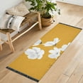 thumbnail image 1 of Yayeee Runner Rug for Bedroom 2'x6' Machine Washable Hallway Non Slip Mat, White Flowers, 1 of 8