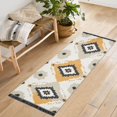 thumbnail image 1 of Yayeee Runner Rug for Bedroom 2'x6' Machine Washable Hallway Non Slip Mat, White and Black, 1 of 8