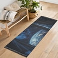 thumbnail image 1 of Yayeee Runner Rug for Bedroom 2'x6' Machine Washable Hallway Non Slip Mat, Window Earth, 1 of 8