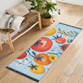 thumbnail image 1 of Yayeee Hallway Runner Rug 2'x6' Non Slip Machine Washable with Rubber Backing, Yellow Floral Tomatoes, 1 of 8