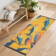 thumbnail image 1 of Yayeee Runner Rug for Bedroom 2'x6' Machine Washable Hallway Non Slip Mat, Yellow Sardines Pattern, 1 of 8