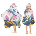 thumbnail image 1 of Yayeee Kids Hooded Towels Toddler Soft Absorbent Beach Bathing Wrap 50" x 23.5", Abstract Mountain, 1 of 5