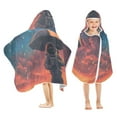 thumbnail image 1 of Yayeee Kids Hooded Towels Toddler Soft Absorbent Beach Bathing Wrap 50" x 23.5", Astronaut at Dawn, 1 of 5