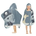 thumbnail image 1 of Yayeee Kids Hooded Towels Toddler Soft Absorbent Beach Bathing Wrap 50" x 23.5", Cute Animals, 1 of 5