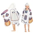 thumbnail image 1 of Yayeee Kids Hooded Towels Toddler Soft Absorbent Beach Bathing Wrap 50" x 23.5", White Magical Halloween, 1 of 5