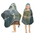thumbnail image 1 of Yayeee Kids Hooded Towels Toddler Soft Absorbent Beach Bathing Wrap 50" x 23.5", Wooden Boat, 1 of 5