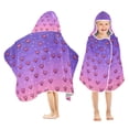 thumbnail image 1 of Yayeee Kids Hooded Towel with Hand Pockets Beach Soft Absorbent Bath Wrap 50 x 23.5 inch, Pixel Love, 1 of 5