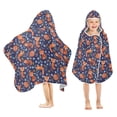 thumbnail image 1 of Yayeee Kids Hooded Towel with Hand Pockets Beach Soft Absorbent Bath Wrap 50 x 23.5 inch, Red Panda Pattern, 1 of 5