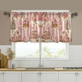thumbnail image 1 of Yayeee Kitchen Curtains Set of 2 Light Filtering 57"x24" Over Sink Window Panels, Beige Gingerbread Houses, 1 of 7