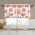 thumbnail image 1 of Yayeee Kitchen Curtains Tier Set of 2 Light Filtering 57"x36" Over Sink Window Panels, Citrus Slice, 1 of 7