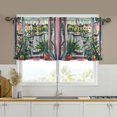 thumbnail image 1 of Yayeee Kitchen Curtains Set of 2 Light Filtering 57"x36" Over Sink Window Panels, Window Plants, 1 of 7