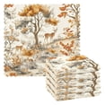 thumbnail image 1 of Yayeee 6 Pack Kitchen Dish Cloths for Washing Dishes Soft Absorbent Microfiber Towels, Forest Pattern, 1 of 9