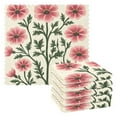 thumbnail image 1 of Yayeee 6 Pack Kitchen Dish Cloths for Washing Dishes Soft Absorbent Microfiber Towels, Light Pink Flowers, 1 of 9
