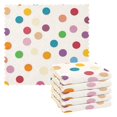 thumbnail image 1 of Yayeee 6 Pack Kitchen Dish Cloths for Washing Dishes Soft Absorbent Microfiber Towels, Polka Dot, 1 of 9