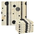thumbnail image 1 of Yayeee 6 Pack Kitchen Dish Cloths for Washing Dishes Soft Absorbent Microfiber Towels, Stripes Pattern, 1 of 9