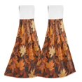 thumbnail image 1 of Yayeee Kitchen Hanging Hand Towels Set of 2 with Loop Bathroom Absorbent Tie Towel, Fall Pattern, 1 of 7
