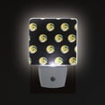 thumbnail image 1 of Yayeee LED Plug in Night Light for The Home with Auto Dusk to Dawn Light Sensors, 2 Pack, Black Volleyball Pattern, 1 of 6