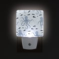 thumbnail image 1 of Yayeee LED Plug in Night Light for The Home with Auto Dusk to Dawn Light Sensors, 2 Pack, Blue Octopus Pattern, 1 of 6