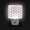 thumbnail image 1 of Yayeee LED Plug in Night Light for The Home with Auto Dusk to Dawn Light Sensors, 2 Pack, Blue Stripes Lobster Pattern, 1 of 6