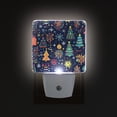 thumbnail image 1 of Yayeee LED Plug in Night Light for The Home with Auto Dusk to Dawn Light Sensors, 2 Pack, Dark Blue Christmas, 1 of 6