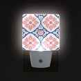 thumbnail image 1 of Yayeee LED Plug in Night Light for The Home with Auto Dusk to Dawn Light Sensors, 2 Pack, Mosaic Flowers Pattern, 1 of 6