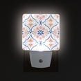 thumbnail image 1 of Yayeee LED Plug in Night Light for The Home with Auto Dusk to Dawn Light Sensors, 2 Pack, Pink Mosaic Pattern, 1 of 6