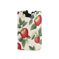 thumbnail image 1 of Yayeee Freestanding Laundry Hamper with Handle Collapsible Large Storage Basket for Clothes, Apples Flower Pattern, 1 of 7