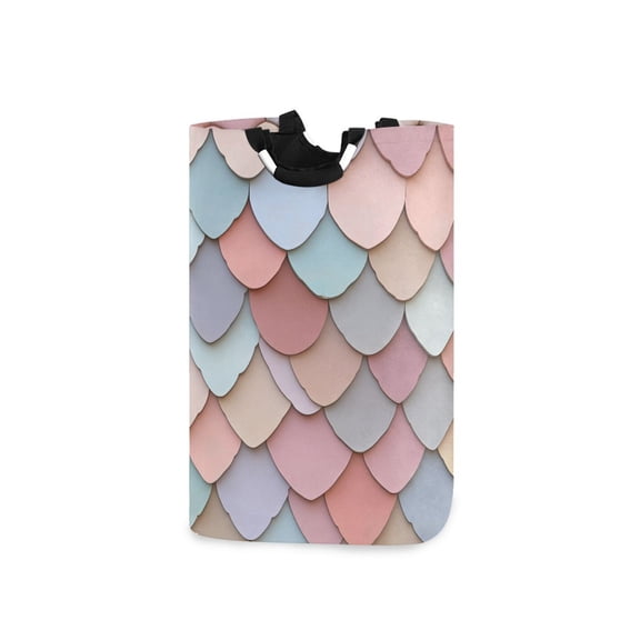 Yayeee Freestanding Laundry Hamper with Handle Collapsible Large Storage Basket for Clothes, Art Pattern