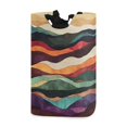 thumbnail image 1 of Yayeee Freestanding Laundry Hamper with Handle Collapsible Large Storage Basket for Clothes, Artistic Desert Pattern, 1 of 7