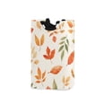 thumbnail image 1 of Yayeee Freestanding Laundry Hamper with Handle Collapsible Large Storage Basket for Clothes, Beige Autumn Leaves, 1 of 7