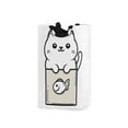 thumbnail image 1 of Yayeee Freestanding Laundry Hamper with Handle Collapsible Large Storage Basket for Clothes, Beige Chubby Cat, 1 of 7