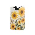 thumbnail image 1 of Yayeee Freestanding Laundry Hamper with Handle Collapsible Large Storage Basket for Clothes, Beige Sunflowers, 1 of 7
