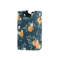 thumbnail image 1 of Yayeee Freestanding Laundry Hamper with Handle Collapsible Large Storage Basket for Clothes, Blue Oranges, 1 of 7