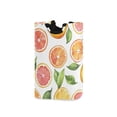 thumbnail image 1 of Yayeee Freestanding Laundry Hamper with Handle Collapsible Large Storage Basket for Clothes, Candy Orange, 1 of 7