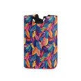 thumbnail image 1 of Yayeee Freestanding Laundry Hamper with Handle Collapsible Large Storage Basket for Clothes, Colorful Art Leaves Pattern, 1 of 7