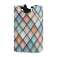 thumbnail image 1 of Yayeee Freestanding Laundry Hamper with Handle Collapsible Large Storage Basket for Clothes, Colorful Art Pattern, 1 of 7