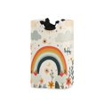 thumbnail image 1 of Yayeee Freestanding Laundry Hamper with Handle Collapsible Large Storage Basket for Clothes, Cute Rainbow, 1 of 7