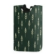 thumbnail image 1 of Yayeee Freestanding Laundry Hamper with Handle Collapsible Large Storage Basket for Clothes, Dark Green Plants, 1 of 7