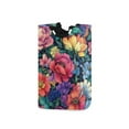 thumbnail image 1 of Yayeee Freestanding Laundry Hamper with Handle Collapsible Large Storage Basket for Clothes, Ethereal Floral Harmony, 1 of 7