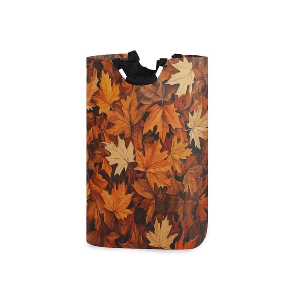 Yayeee Freestanding Laundry Hamper with Handle Collapsible Large Storage Basket for Clothes, Fall Pattern