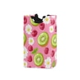 thumbnail image 1 of Yayeee Freestanding Laundry Hamper with Handle Collapsible Large Storage Basket for Clothes, Floral Raspberries, 1 of 7