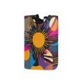 thumbnail image 1 of Yayeee Freestanding Laundry Hamper with Handle Collapsible Large Storage Basket for Clothes, Futuristic Circles, 1 of 7