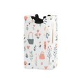 thumbnail image 1 of Yayeee Freestanding Laundry Hamper with Handle Collapsible Large Storage Basket for Clothes, Garden Pattern, 1 of 7