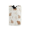 thumbnail image 1 of Yayeee Freestanding Laundry Hamper with Handle Collapsible Large Storage Basket for Clothes, Gray Bears, 1 of 7